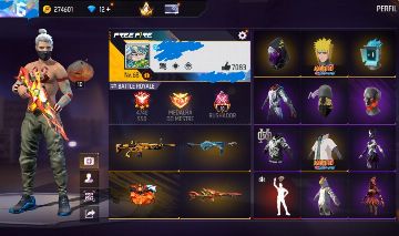 CONTA FREE FIRE | SKINS DA INCUBADORA | CONJ. MARGINAL | ROUPA DE FRANGO