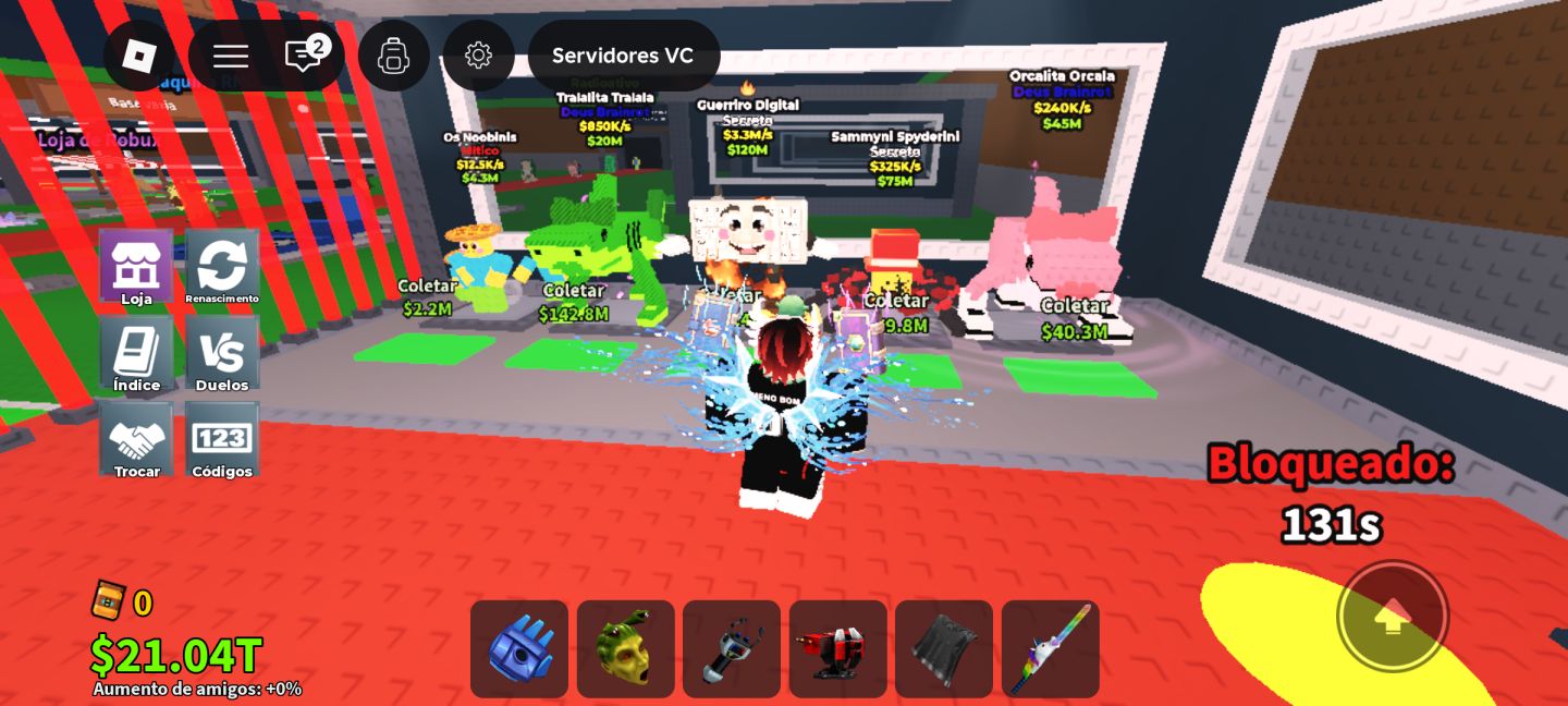 Conta Roblox Top - Grow a Garden e Bloxfruits
