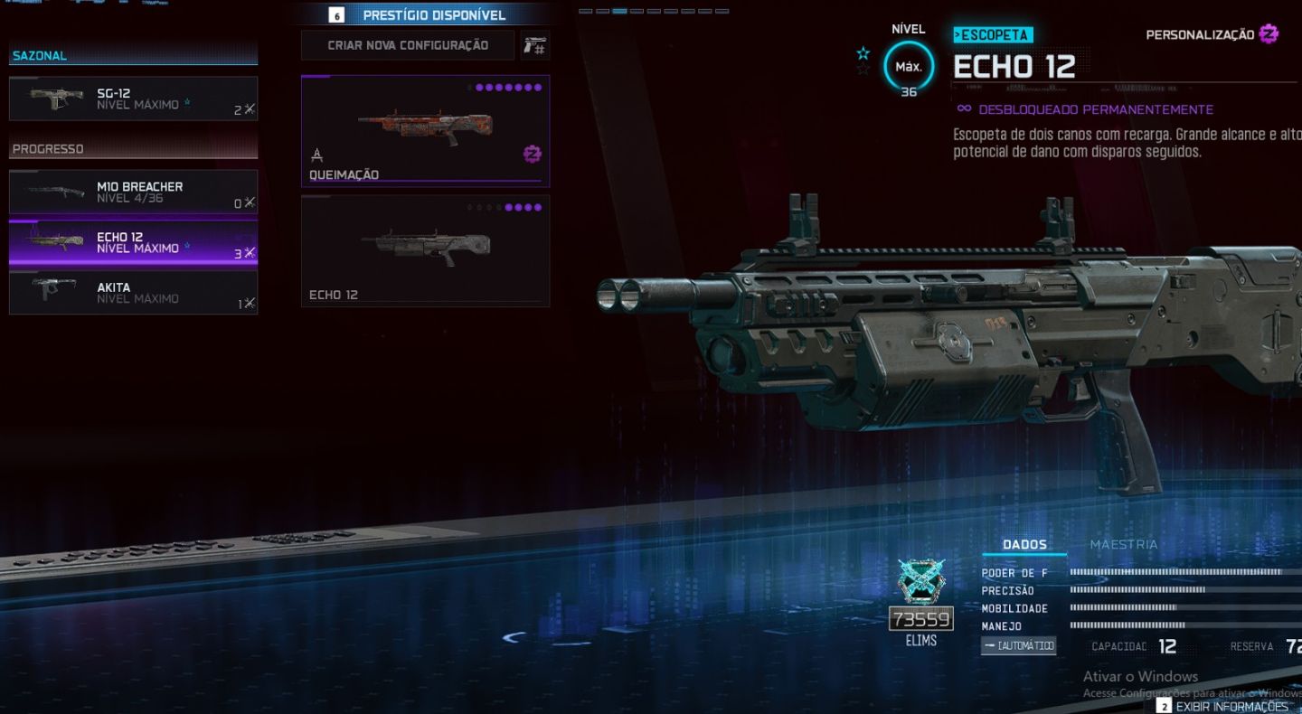 Conta Bo7 + Warzone Prestígio 10 Lvl-60