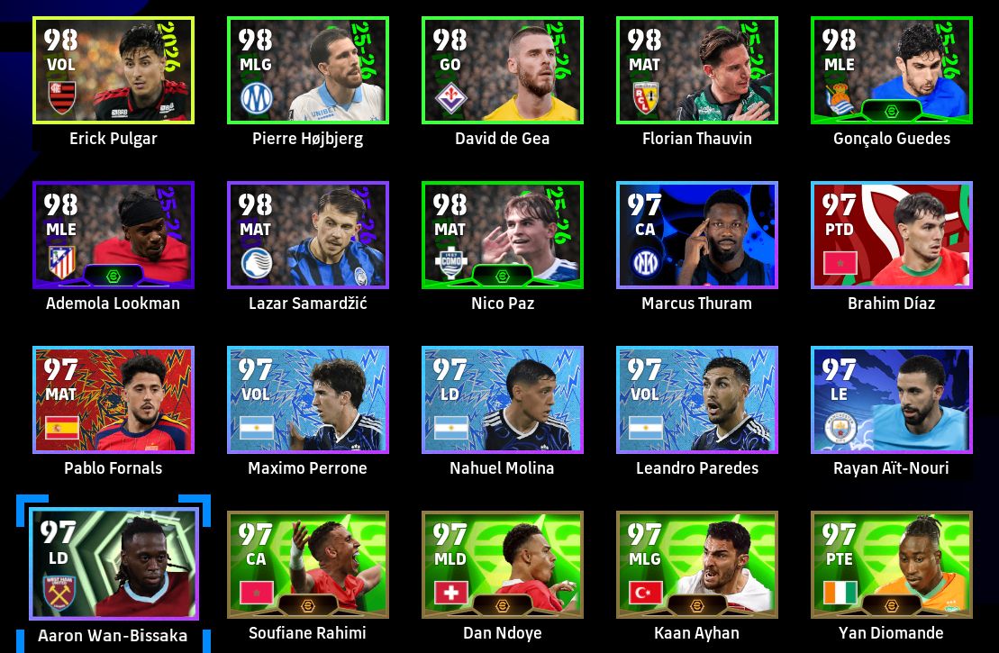 CONTA EFOOTBALL PC [STEAM] - JOGADORES META