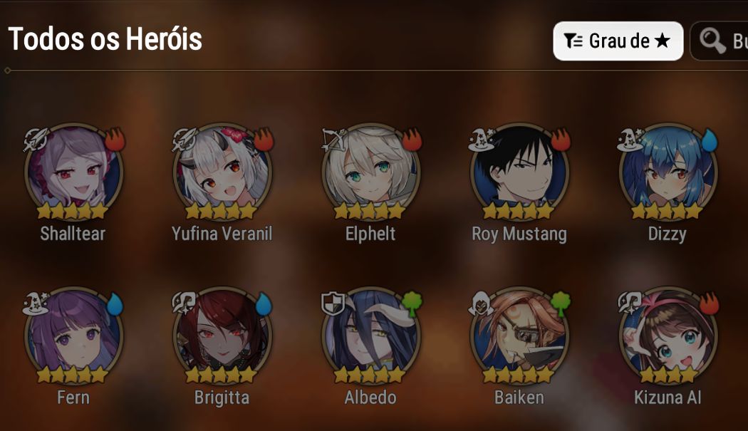 Conta EPIC SEVEN end-game