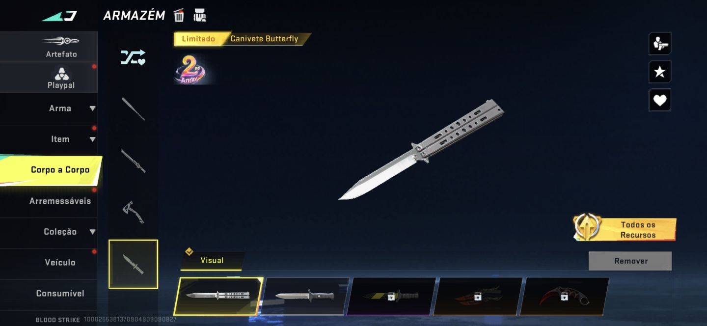 CONTA BLOOD STRIKE NÍVEL 49