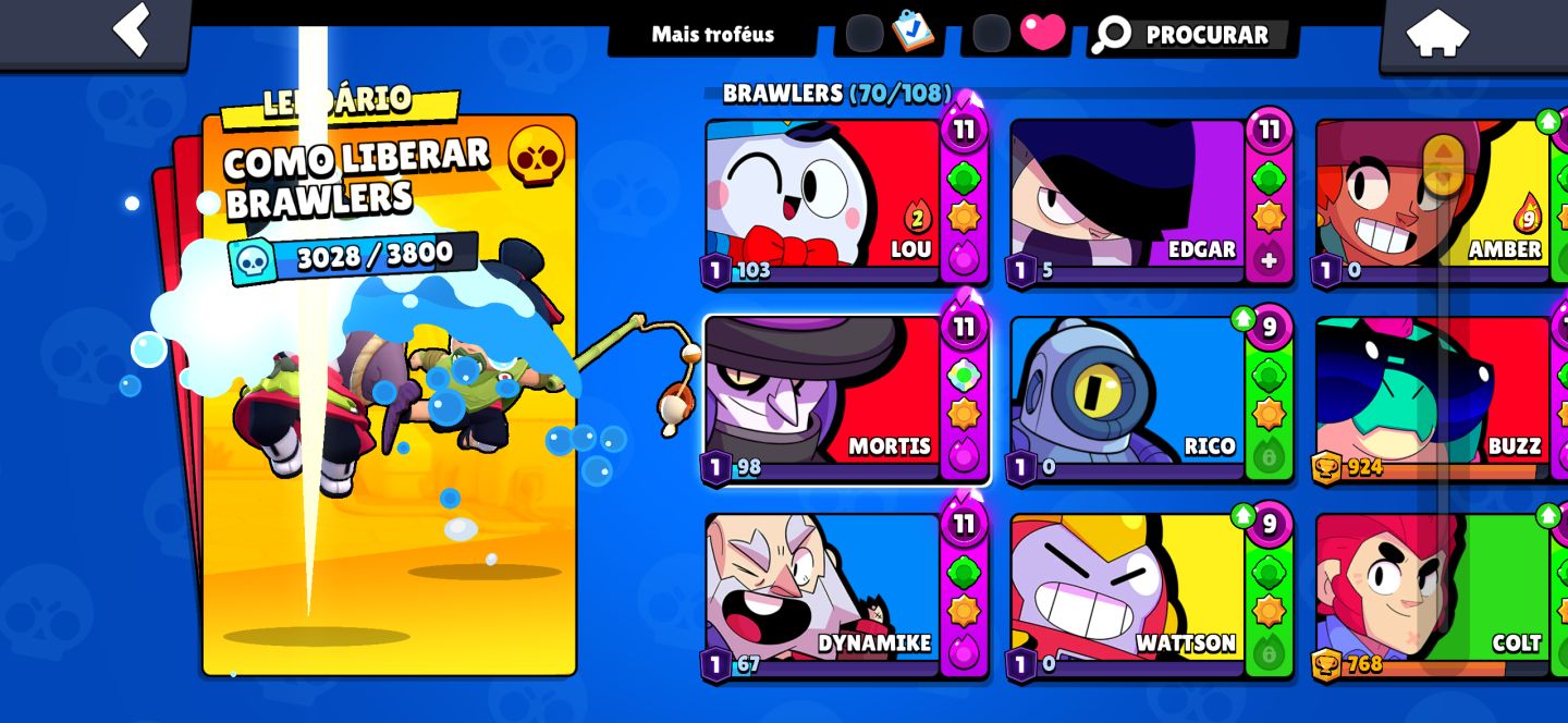 Conta brawl star boa