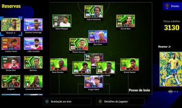 Conta Efootball Steam com Gareth Bale Blitz Culler, Batistuta E DANI OLMO