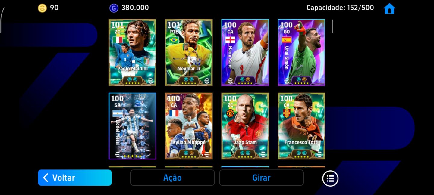 Conta de Efootball Mobile