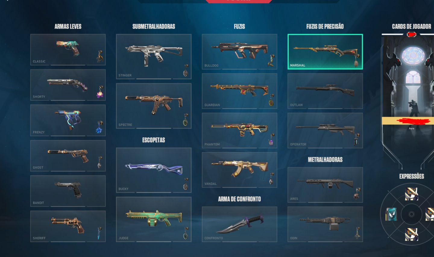 CONTA VALORANT COM SKINS (DIAMANTE 2) JA PEGOU ASCENDENTE 2