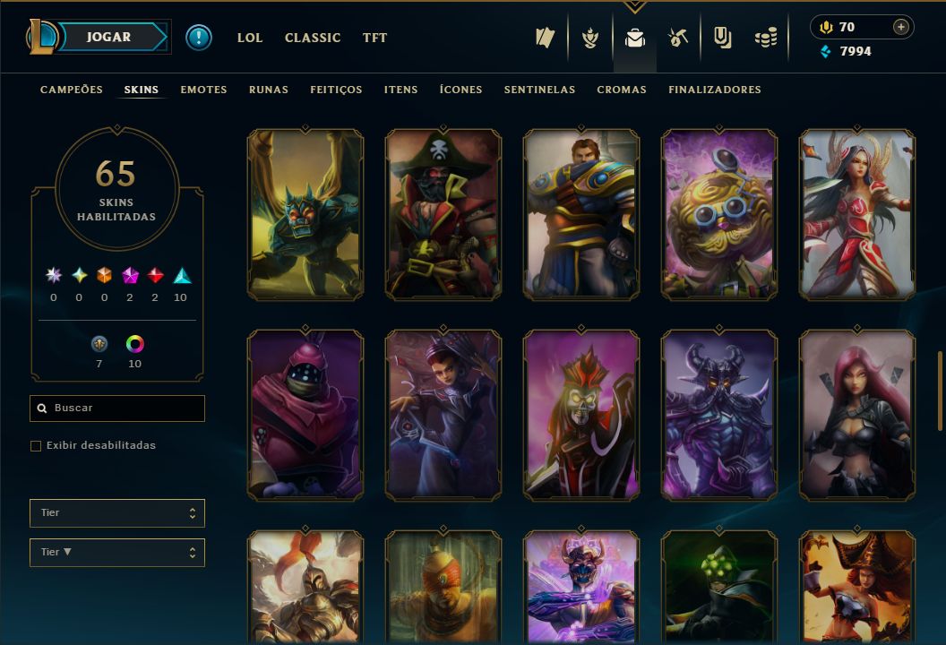 SKIN LENDÁRIA DEUS-REI GAREN + ESMERALDA NA SOLOQ / FLEX / TFT + [ TROCA NICK ]