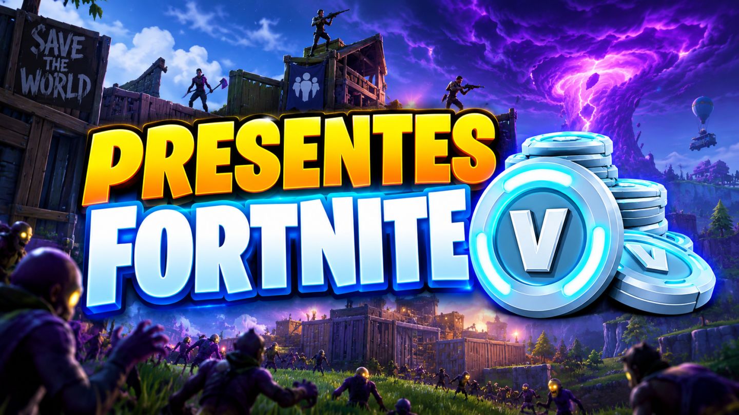 SKINS E ITENS DA LOJA FORTNITE (VIA PRESENTE)