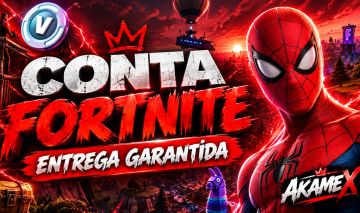 CONTA FORTNITE FULL ACESSO | 1450 V-BUCKS + HOMEM-ARANHA + 42 SKINS!
