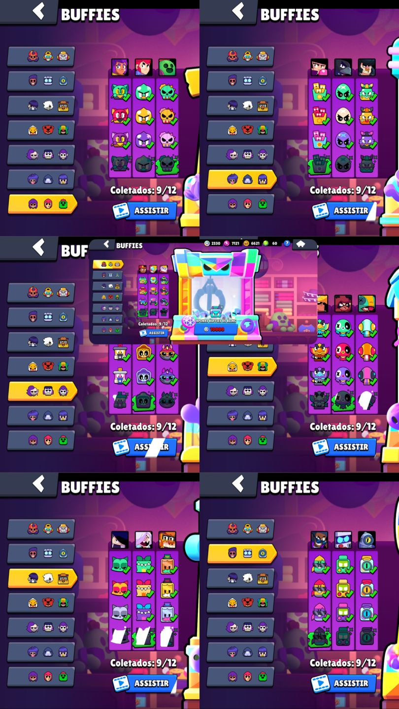 CONTA BRAWL STARs/FAMA METEORICA3/+117K TROFÉUS/108 PRESTÍGIO/ FULL BUFFS