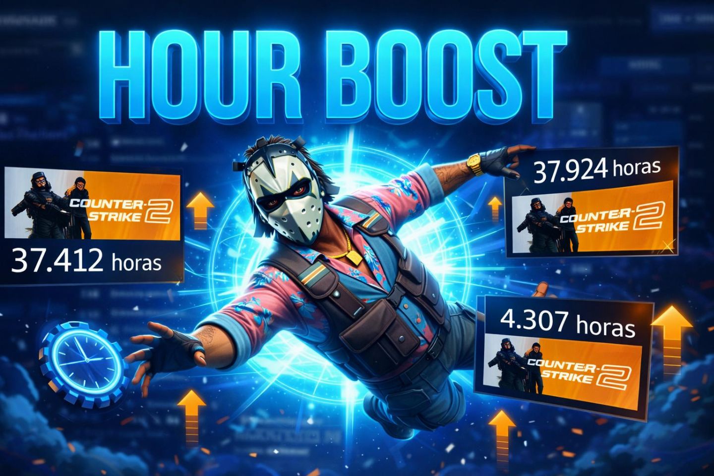150 Horas Steam Boost 100% Seguro CS2