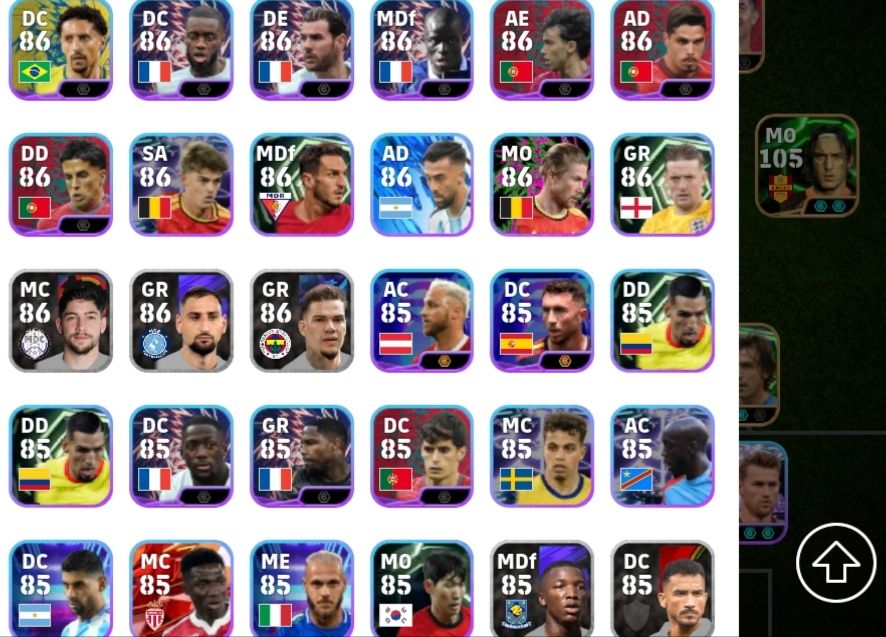 Conta efootball mobile 3200+