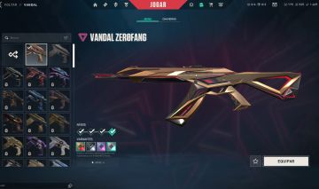 Conta Valorant com skin Vandal Zerofang e Skins de Pistola, prata 2
