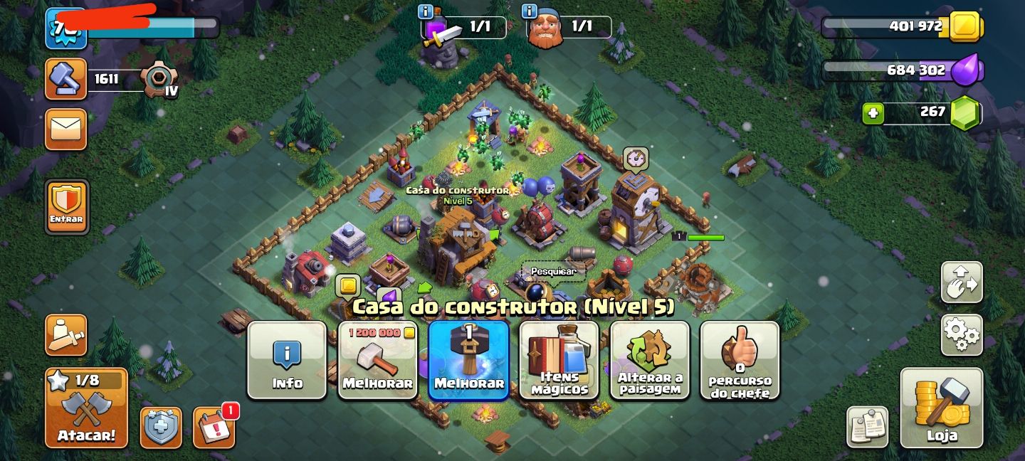 CONTA ANTIGA CLASH OF CLÃS ( SUPER PROMOÇÃO)
