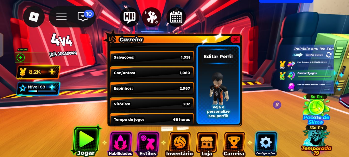 TSK CONTA A VENDA, SANU E KISUKI TAMBÉM, PARA SAIR RÁPIDO TEM EXTRA TOUCH LVL 68