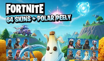 Fortnite 64 SKINS Polar - Fortnite - Contas Fortnite - GGMAX