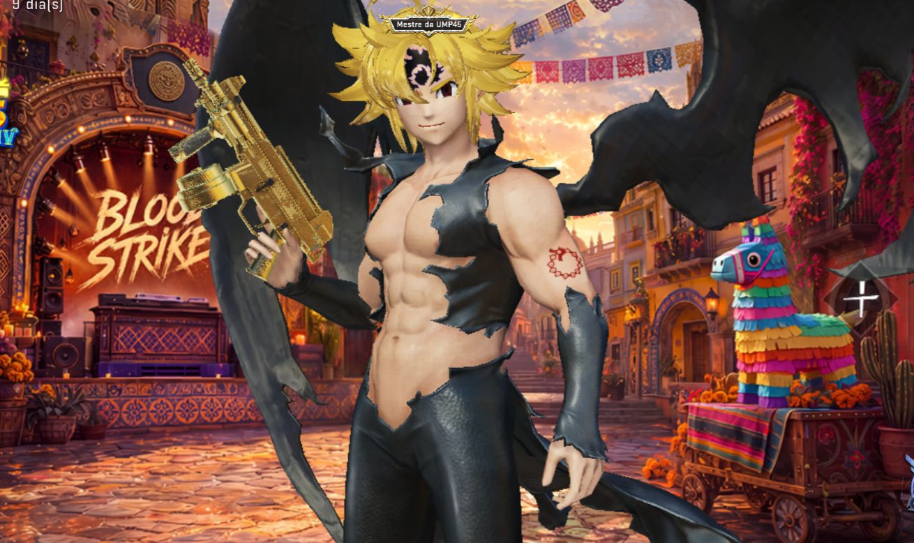 CONTA LEVEL FULL DO BLOOD STRIKE COM VARIAS SKINS