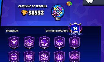 Conta Brawl Star rara