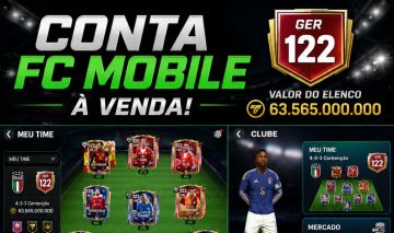 CONTA FC MOBILE À VENDA