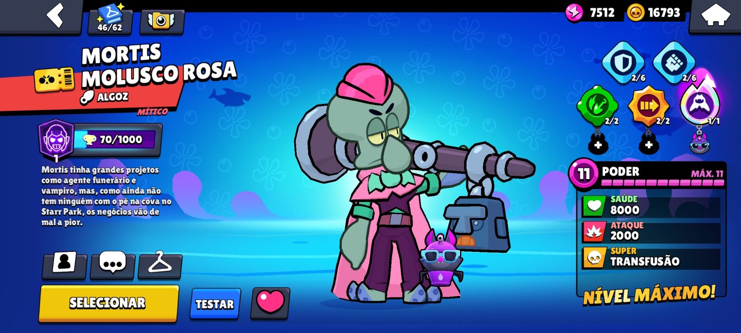 (40% Off) Conta Imperdível | 500 skins | 75 brawlers NV 11 | 3 Pro Pass
