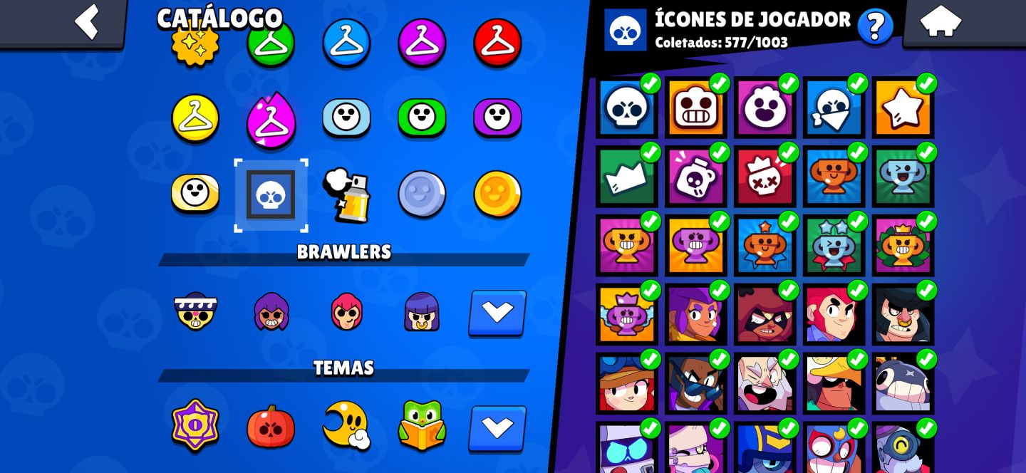 Conta Brawl Stars Fama alien semi full