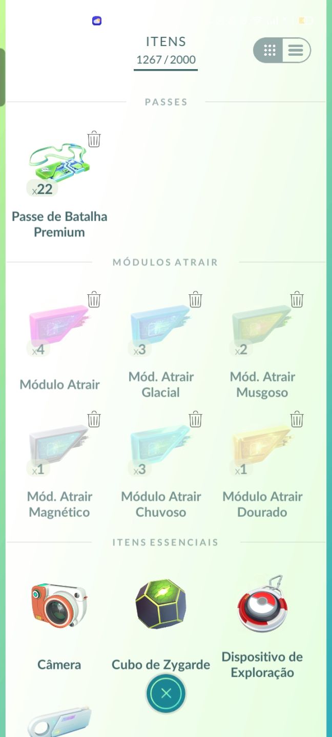 CONTA POKEGO - LVL 72 - ANO 2020 - 638 BRILHANTES - 100 MEGA EVOLUÇÕES