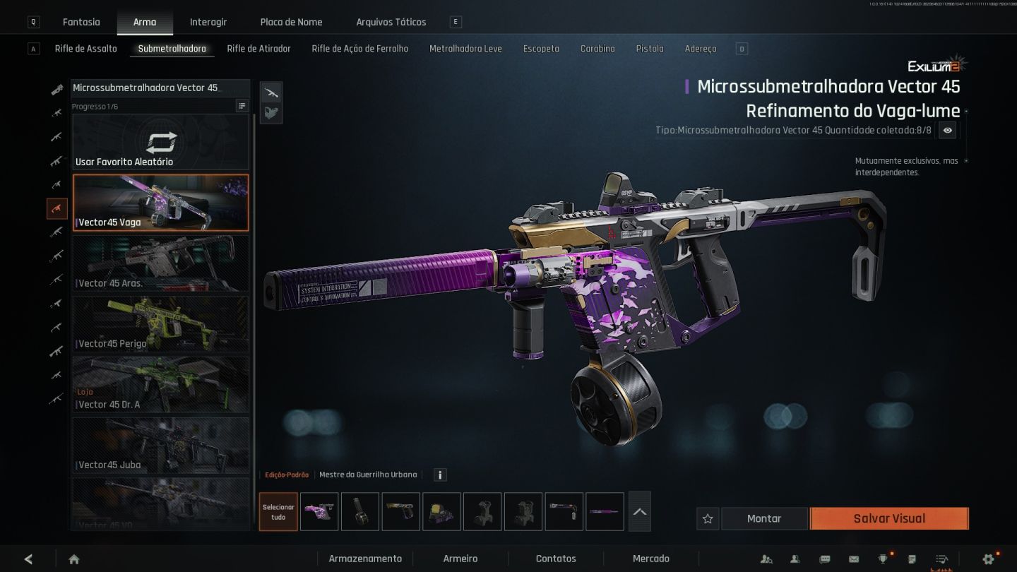 CONTA Arena Breakout Infinite - Total 55 M | Skin Armas | Acesso total - N32