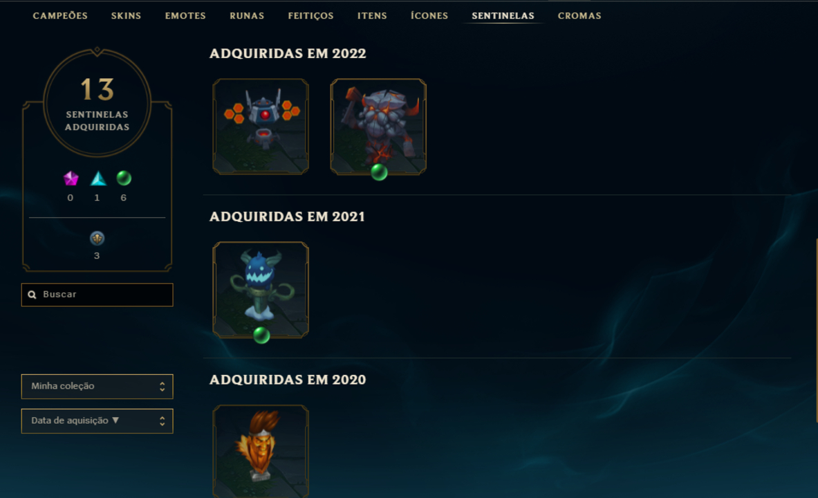 CONTA LOL COM 58 SKINS | UNRAKED | UPADA A MÃO