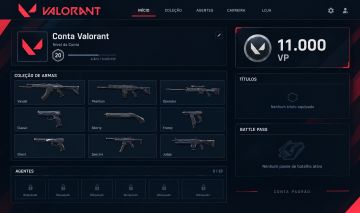 CONTA LEVEL 20 COM 11000 VPS