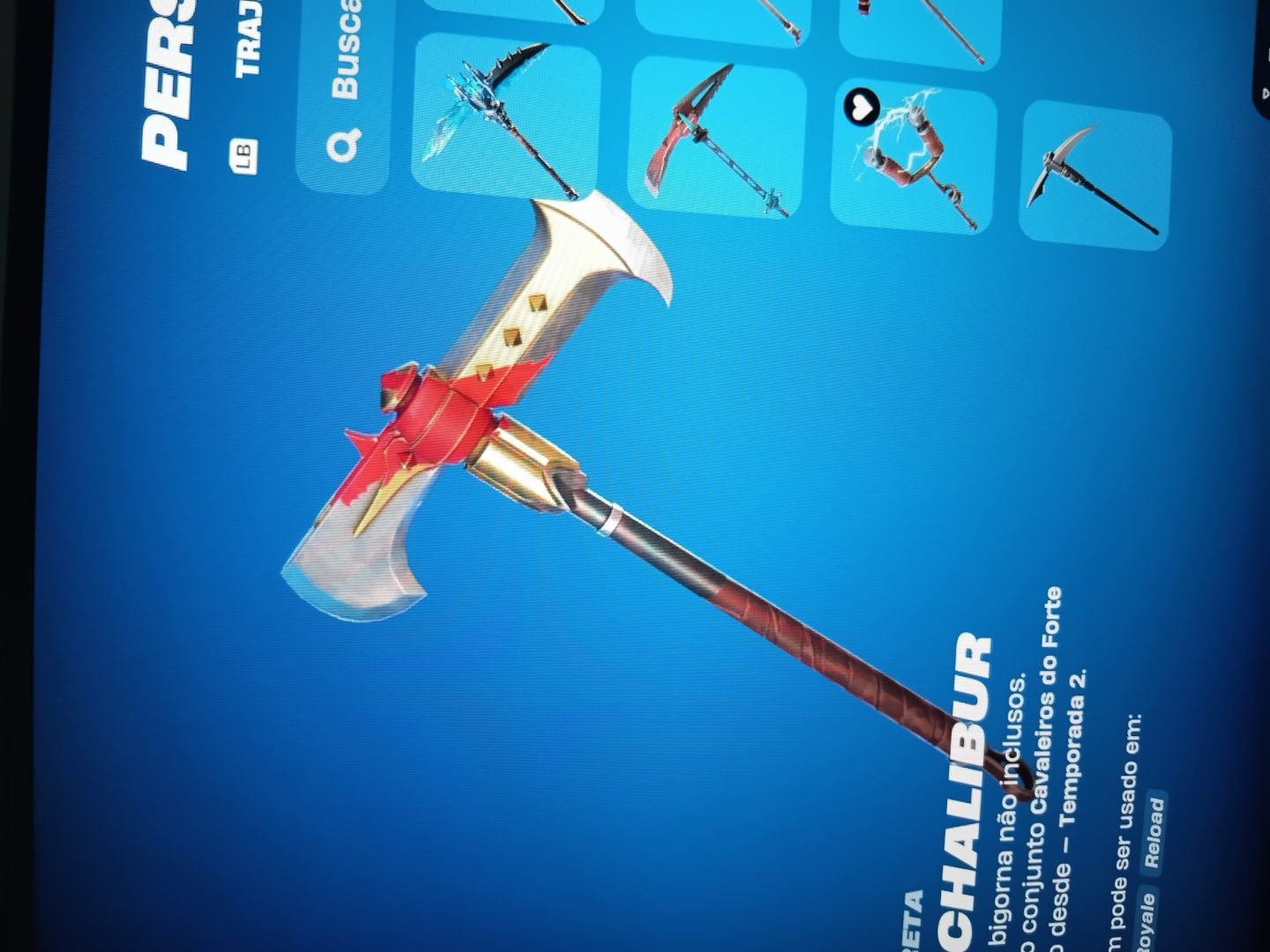 Conta Fortnite Rara com Cavaleiro negro season 2