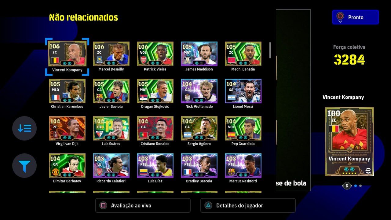 Conta eFootball Playstation Full Épica Completa