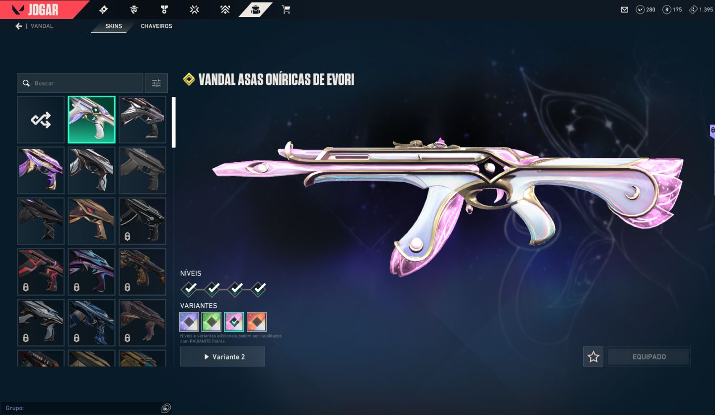 CONTA de VALORANT VÁRIAS SKINS! ENTREGA RAPIDA
