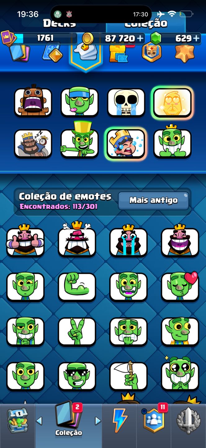 Conta de clash royale e de BRAWL STARS no precinho, as duas pelo precinho