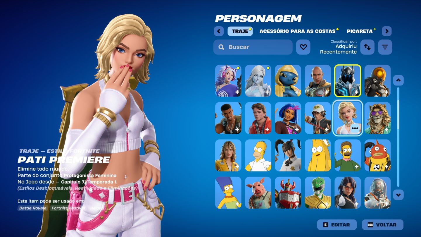 Conta de Fortnite com 85 Skins | Superman | Promoção!