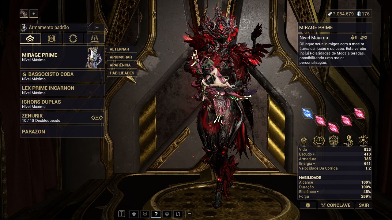 CONTA WARFRAME mr 17