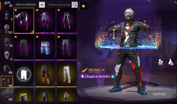 CONTA FF NÍVEL 56, SKINS RARAS, DINOS, ANGELICAL, TIMES, UMP