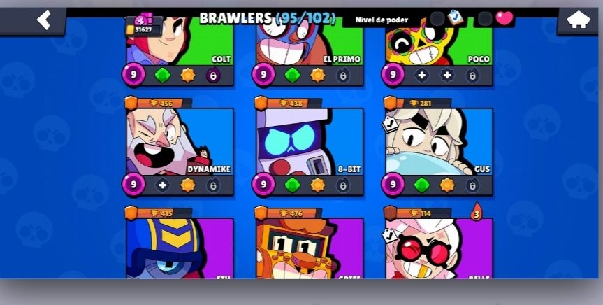 Conta de brawl stars forte e bem upada