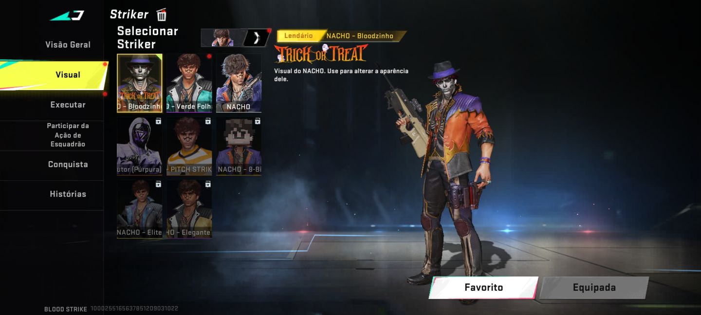 CONTA BLOOD STRIKE COM SKINS, LENDÁRIAS, LIMITADA E ULTRAS !!