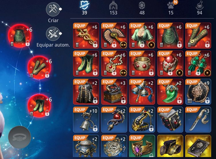 Conta Mir4 Maga LV 124 Elementalista 210k PW 3 Pets lendários
