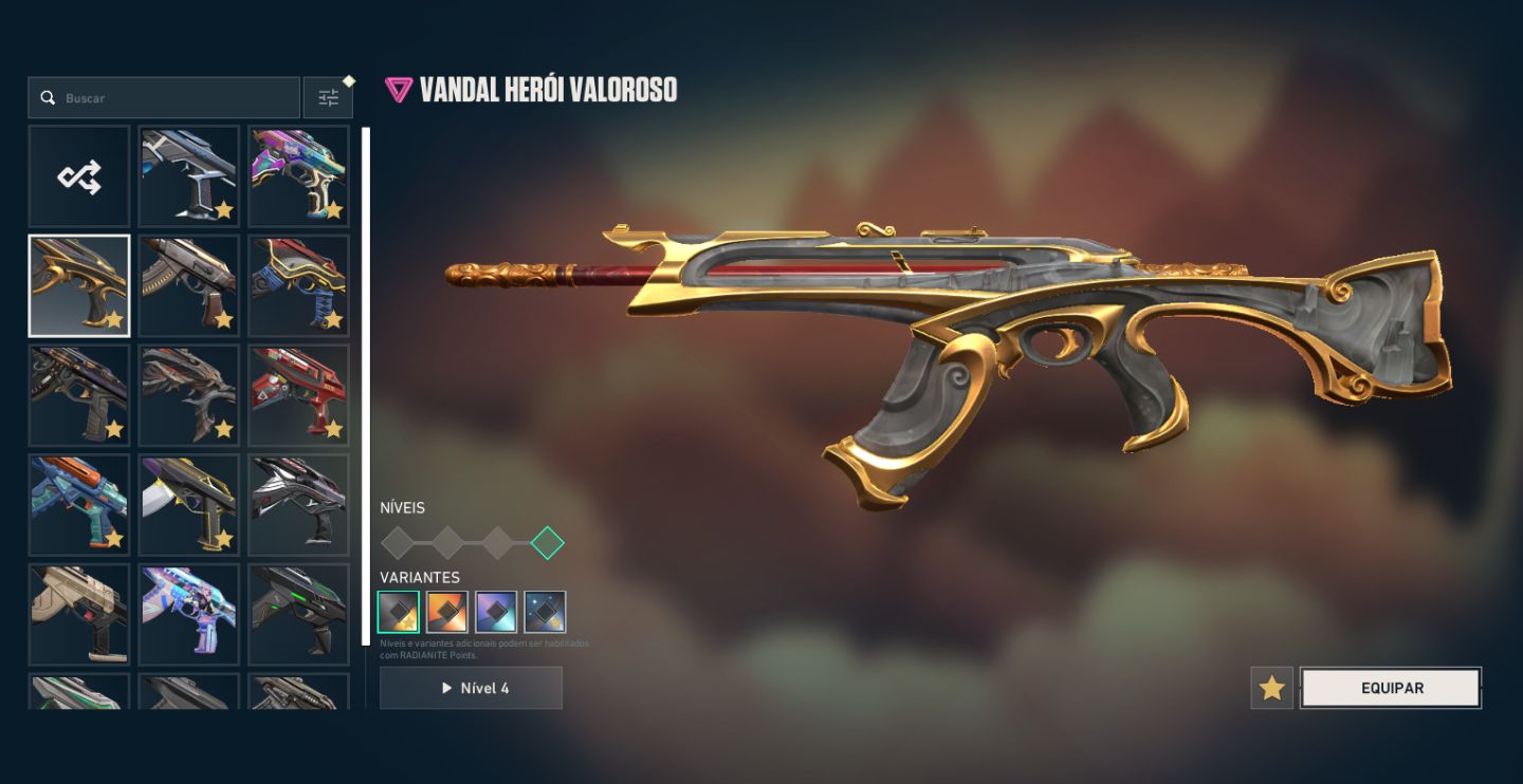 Conta Valorant com Skins - Lvl 314 quase R$3 MIL GASTOS - Ascendente
