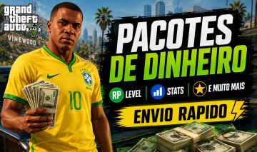 PACOTES ONLINE GTA V ONLINE - DINHEIRO/LEVEL/SKILL