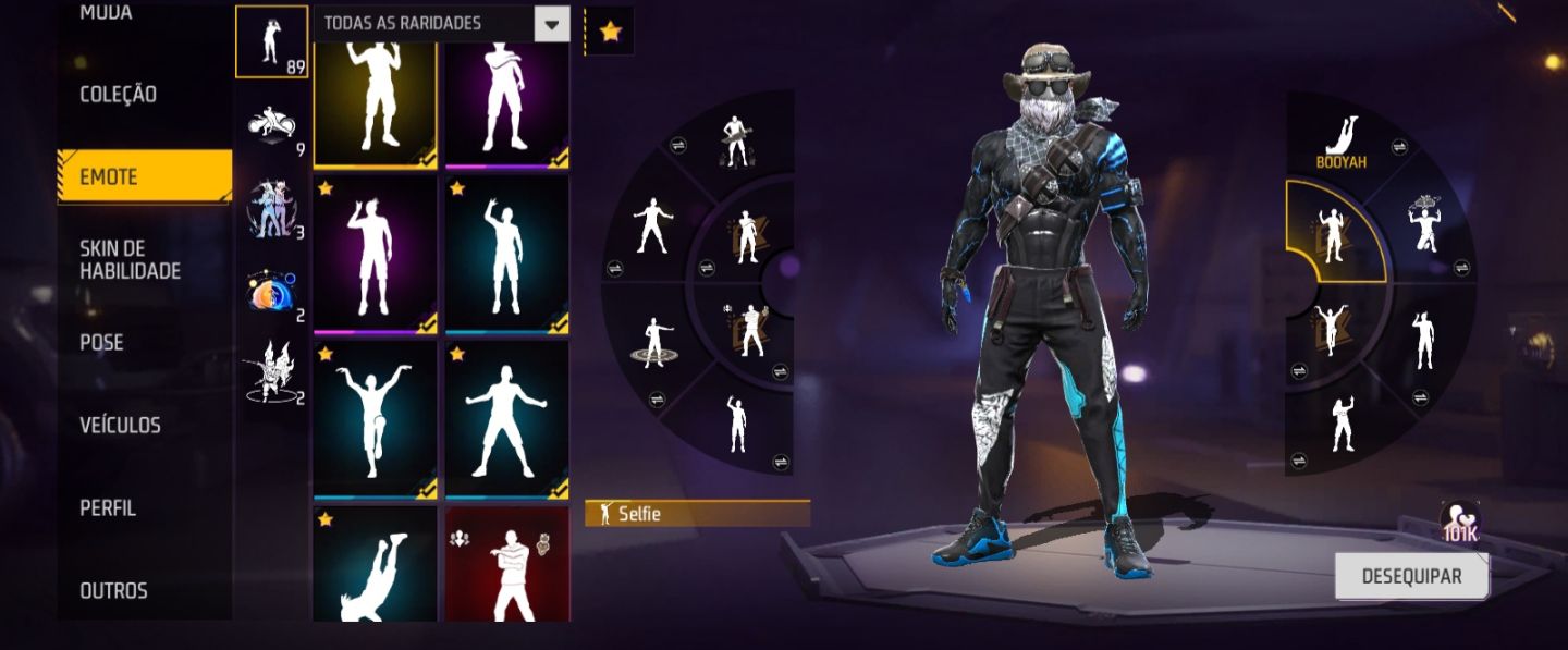 Conta Free Fire muito rara e muito gemada. Valor negociável pra sair rápido!!
