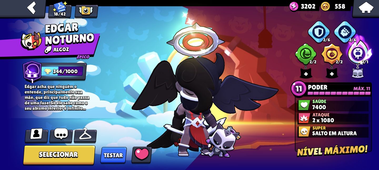 CONTA BRABA DE BRAWL STARS 70K TROFÉU, TODOS BRAWLERS