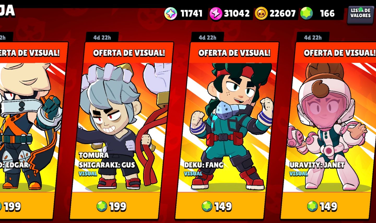 Brawls stars 3 em 1 skin do deku!