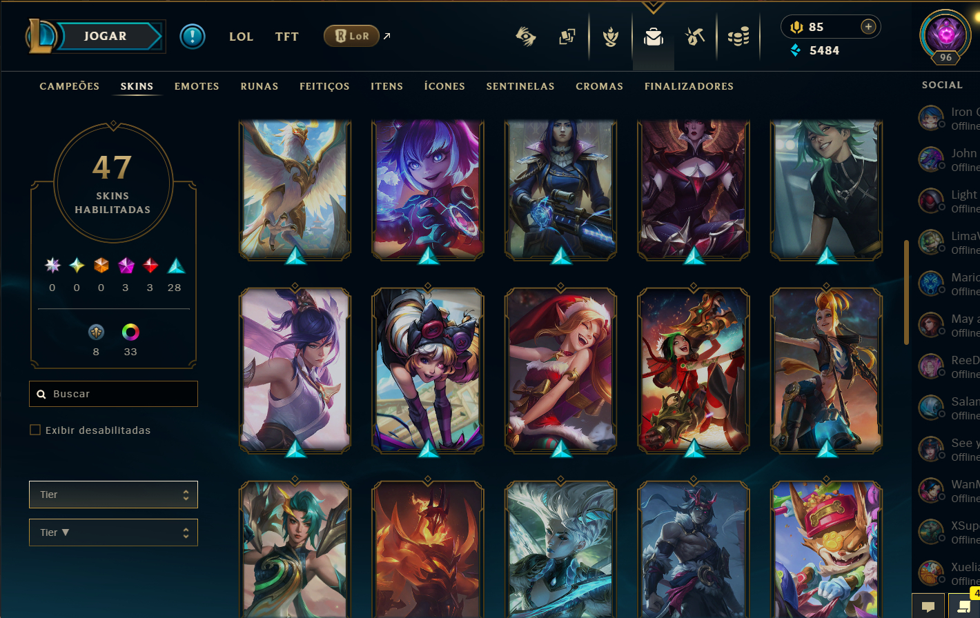 CONTA EX MASTER MMR BUFF (SMURF)
