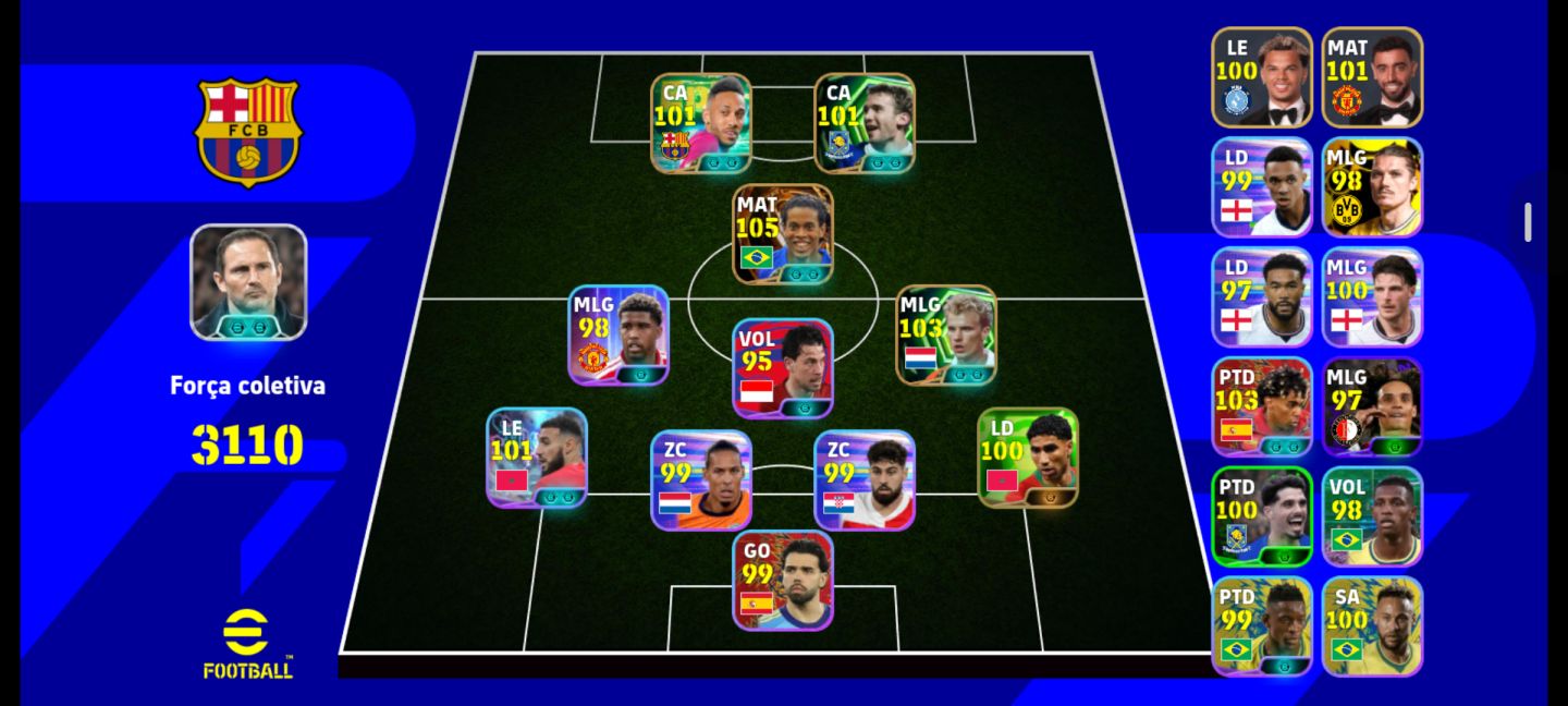 Ronaldinho 107 Bigtime para iniciar