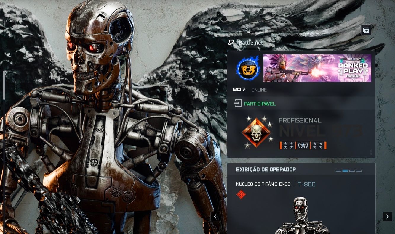 Conta Warzone Top - T800, Nuke e muito mais !