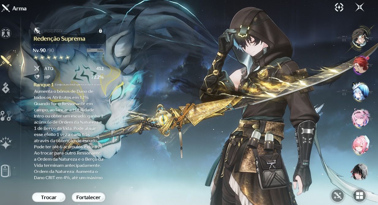 NO GARANTIDO! CONTA WUWA LVL 62 COM TIME PREMIUM DA AEMEATH R1, JINGRAN R1 E++