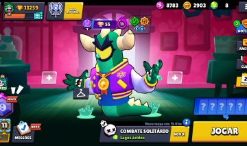 Conta Brawl Stars | 62 Brawlers | 13.000 Troféus | 4 Hipercargas