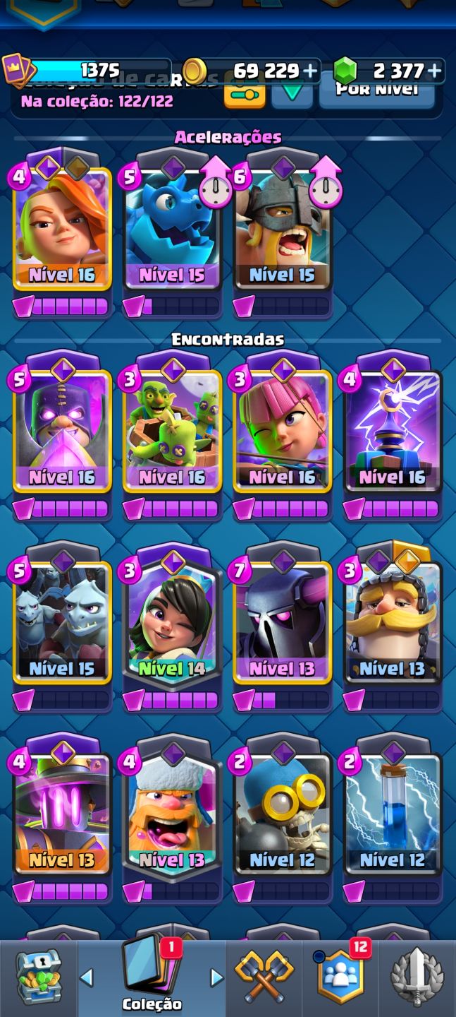 Conta Clash 10 anos 12500 criador